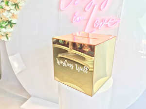 Iangel Hot Sale Gepersonaliseerde Acryl Bruiloft Wens Goed Doos Voor Kantoor Of Partij Gebruik - Product Image 3