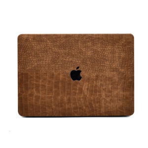 Housse <span class=keywords><strong>de</strong></span> protection pour ordinateur <span class=keywords><strong>portable</strong></span> <span class=keywords><strong>de</strong></span> voyage en similicuir PU classique antique pour Macbook Air 13 M2/M3/M4 modèles A2681/A3113/A3240 - Product Image 3