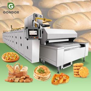 Horno de gas industrial de túnel continuo de 8m para panqueques y bizcochos, con microondas para panadería - Product Image 1