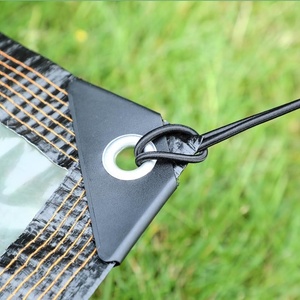 Bâche imperméable <span class=keywords><strong>renforcée</strong></span> en PVC transparent <span class=keywords><strong>pour</strong></span> la protection des serres et des plantes - Product Image 2