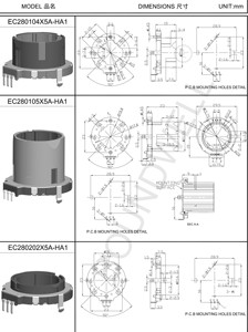 สำหรับ EC28 ฮอลโลว์เชฟท์ ฮอลโลว์เชฟท์ โรตารี่เอนโค้ดเดอร์แบบอินครีเมนทัล สำหรับใช้งานในอุตสาหกรรม  พร้อมเอาต์พุต 1V  แบบติดตั้งบน PCB - Product Image 6