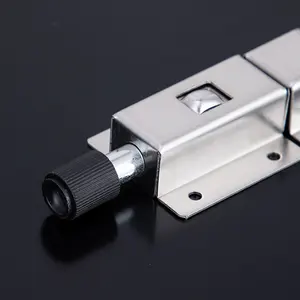 Direct Deal High Quality Stainless Steel 201/304 Button Door Latch Spring Lock Furniture Door And Window Accessories