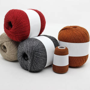 6 + 6 Assorti Moyen Épais Cachemire Laine Écharpe Chapeau Manteau Teint Motif Élégant Bébé À Tricoter À La Main Fil De Vison Fantaisie Fil pour Tricotage - Product Image 5