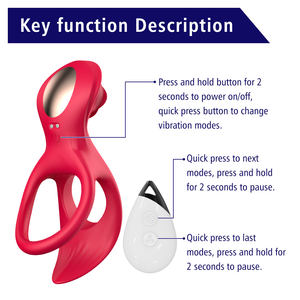 Produits pour adultes, vibrateur pour la <span class=keywords><strong>masturbation</strong></span> masculine, anneau pénien, partage de la <span class=keywords><strong>passion</strong></span> en couple, anneau fin vibrant, utilisation anale et vaginale - Product Image 2