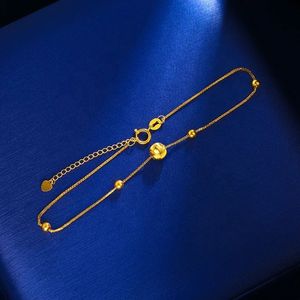 Xinfly Jewelry Female Engagement Wedding Luxury 3D Pure 18K <b>Solid</b> Gold Bead Au750 Real Women Ladies Chain Chopin <b>Bracelet</b> - Product Image 4