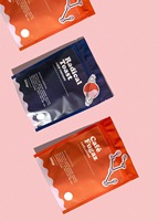 Sachet de crème cosmétique, sac de masque, pochette refermable en Mylar, pochette pour masque facial, emballage pour masque pour les yeux