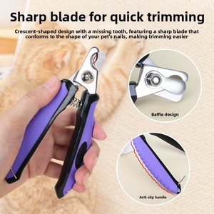Peigne à picots en plastique Histotree <span class=keywords><strong>pour</strong></span> animaux de compagnie, toilettage chiens et chats, coupe-poils et coupe-ongles - Product Image 3