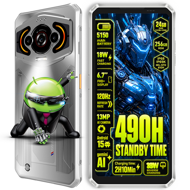 LAGENIO Panther1 Rugged Smartphone 120Hz 6.7 Inch Android 15 Global Version Bulk Price Smartphone Robuste Portables