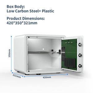 होम सिक्योरिटी स्मार्ट फिंगरप्रिंट गन सुरक्षित बॉक्स फास्ट होम कीमती सामान भंडारण के लिए एंटी-चोरी सुरक्षा - Product Image 6