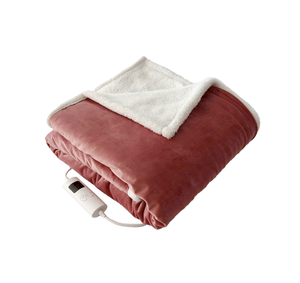 Có thể giặt tự động hẹn giờ flannel lông cừu điện trên chăn nóng ném với BSCI/CE/GS/CB/ROHS/REACH - Product Image 2