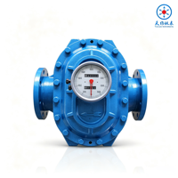 Oval Gear Flow Meter High Accuracy Pressurized Liquid for Oil Corrosive Liquid & Viscous Solidifiable Fluid Measurement