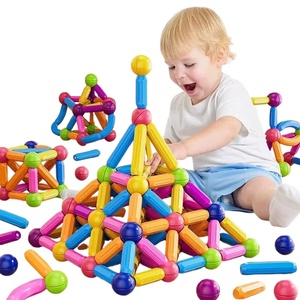 Set di Costruzioni Magnetiche 3D con Magneti Extra Forti, Palline e Barre Magnetiche, Puzzle per Bambini, Blocchi Magnetici Assemblabili - Product Image 6