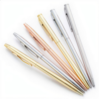 Stylos Bille Publicitaires Créatifs en Gros – Stylos Promotionnels en Métal avec Pointe de 1,0 mm, Logo Imprimé, pour le Bureau