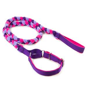 Jouets pour chiens colorés personnalisés, accessoires pour animaux de compagnie, <span class=keywords><strong>laisse</strong></span> <span class=keywords><strong>en</strong></span> polaire tressée 3-<span class=keywords><strong>en</strong></span>-1, parfaite pour les départs <span class=keywords><strong>en</strong></span> agilité - Product Image 2