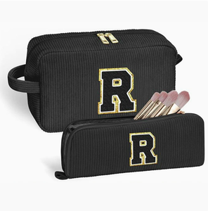 <span class=keywords><strong>Pochette</strong></span> de voyage cosmétique en tissu de serviette avec fermeture éclair, logo personnalisé, adorable, pour adolescentes, cadeau d'anniversaire, pliable - Product Image 2