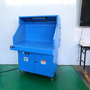 طاولة طحن أفقية جديدة للنجارة مع نظام تجميع الغبار وصقل وتلميع الحجر وطاولة لحام بنظام شفط الهواء - Product Image 3