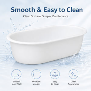 Baignoire de <span class=keywords><strong>bain</strong></span> aquaculture pour adultes et enfants, <span class=keywords><strong>grande</strong></span> baignoire rectangulaire ovale en <span class=keywords><strong>plastique</strong></span> épaissi, long bac de douche domestique - Product Image 3