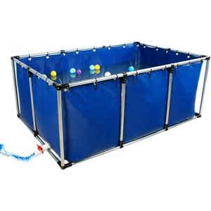 Tanque de Cultivo de Peces Rectangular de PVC, Resistente a Fugas, Duradero, de Tamaño Personalizado - Product Image 2