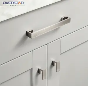 Poignée de porte d'armoire en alliage de Zinc Overstar tire les poignées de tiroir de cuisine pour placard de chambre