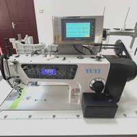 Machine à coudre multi-aiguilles à alimentation synchrone intelligente YUYI, certifiée CE, garantie 1 an et entretien à vie