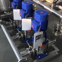 POMPES DE SURALIMENTATION AVEC RÉSERVOIR D'EAU DE TYPE DIAPHRAGME SERVANT À TOUS LES ÉTAGES (SYSTÈME DE DISTRIBUTION D'EAU APPROFONDIE PRESSURISÉ)