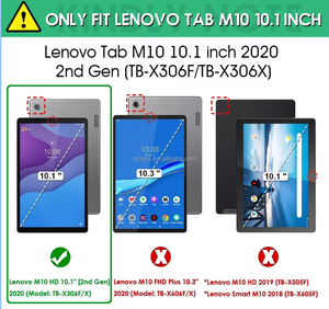 Housse de protection antichoc avec béquille HGD pour tablette Lenovo M10 HD 2e génération 10,1 pouces TB-X306 TB-X306X - Product Image 2