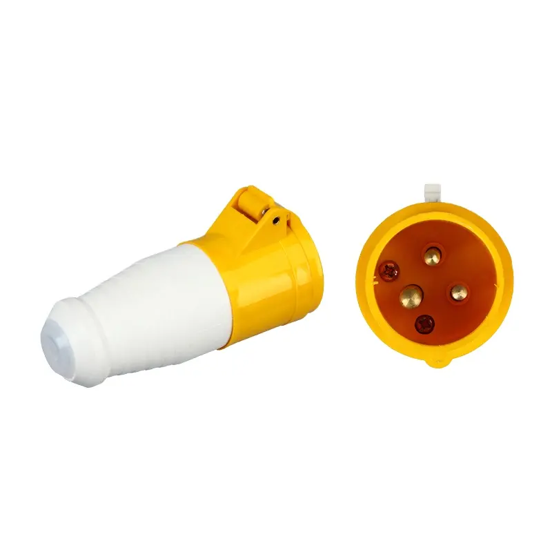 New IP44 IP67 16A 32A 63A 125A 3pin 4pin 5pin Electrical Explosion Proof Waterproof Industrial Plug Socket Connector