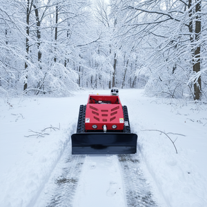Livraison rapide - Tondeuse à gazon à braquage zéro toutes saisons avec lame de poussée pour la coupe de l'herbe et le déneigement des allées - Product Image 1