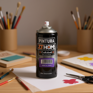 ZTHOME Vernice Spray 400Ml Viola Cromo per Artigianato - Product Image 2