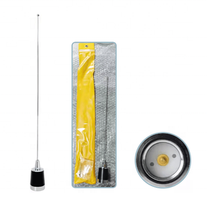 เสาอากาศวิทยุสื่อสารเคลื่อนที่สำหรับรถยนต์ NMO N2 VHF 136-174MHz 3.5dBi 1310 มม. แบบเหล็กกล้าไร้สนิม พร้อมแผนผังการตัด - Product Image 1