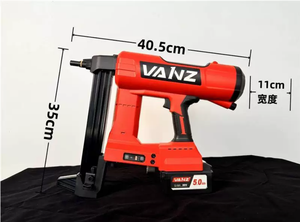 <span class=keywords><strong>Vanz</strong></span> WZ-100 Industrielle Lithium-Ionen 4.0Ah Akku-Nagelpistole mit Bürstenlosem Motor für Edelstahlkonstruktionen 1/2 1 1/2 Nagel - Product Image 2