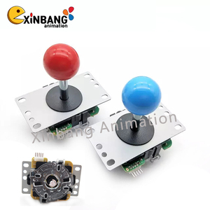 Высокое качество 5Pin аркадный джойстик sanwa контроллер с украшением в виде шариков в верхней части 4 Way 8 способ Stick для нулевой задержкой аркадных игровых автоматов - Product Image 4