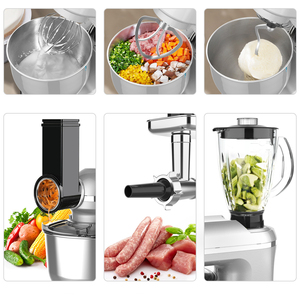 Appareils de cuisine Robot culinaire multifonction Bol 4,5L 5,5L Mixeur Hachoir à viande Batteur sur socle - Product Image 4