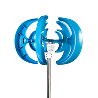 Système d'énergie éolienne à axe vertical 400W 12V/24V Générateur d'énergie alternative Petite éolienne