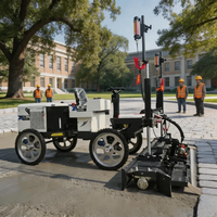 Machine de nivellement laser robotisée pour béton, télécommandée et automatique, pour la pose de revêtements de sol en usine intelligente