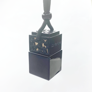 8ml vuông chai cho treo xe làm mát không khí Nước hoa Mặt dây chuyền Rỗng kính xe khuếch tán chai - Product Image 5