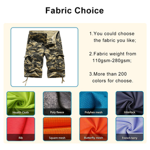 Pantalones Cortos Cargo Formales de la Mejor Calidad para Hombre y Mujer, Tela de Lana Peinada, Servicio OEM, Hechos a Medida, Precio Económico - Product Image 2