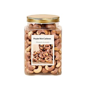 Cashewnoten Originele Smaak Groothandel Grote Korrel Gezouten Gevulde Verpakking Paarse Schil 250g Gedroogde Vietnamese Specialiteit Noten Snacks - Product Image 5