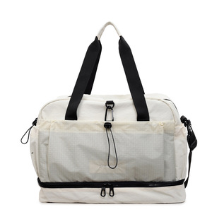 Large Capacity 20-35L Multi-function Foldable Camping Travel Bag Dry Wet Separation Water-Resistant Nylon Zipper Fitness Gym Bag - Product Image 6