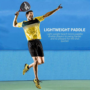 2025 प्रो पैडल टेनिस रैकेट-फिप आधिकारिक कार्बन फाइबर समुद्र तट टेनिस और वायुगतिकीय कंपन - Product Image 6