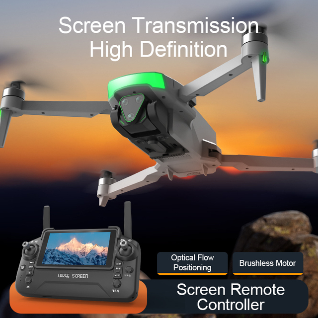 LF680 Professional Mini Drone 7.2-Inch Remote Control Screen Intelligent Obstacle Avoidance Aerial Photography Drone