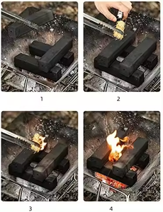 Accendifuoco in Lana di Legno Naturale <span class=keywords><strong>a</strong></span> Lunga Durata per Esterni, Emergenze, Barbecue, Griglie, Caminetti e Stufe <span class=keywords><strong>a</strong></span> Pellet - Product Image 3