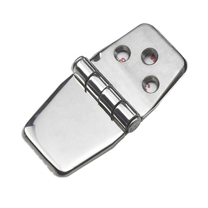 Stainless Steel 316 Marine Flush Covered Strap Hinge With Cover Caps 76x40x2mm Ship Kayaks <b>Yacht</b> Boat Hardware Deck Door Marine - Product Image 4
