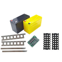 Pulvérisateur électrique batterie au lithium grande capacité 12V 7AH boîtier de batterie avec support en nickel BMS coque de boîte de batterie au plomb
