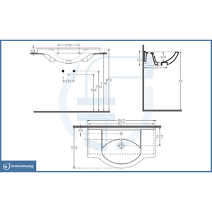 Lavabo Mobile Universale da 85 cm per Bagno - Categoria Prodotto: Lavabi - Product Image 2