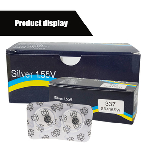 100 ชิ้น/ล็อตแบตเตอรี่เซลล์ปุ่ม 1.55V 337 SR416SW แบตเตอรี่ซิลเวอร์ออกไซด์ 623 D337 V337 SP337 - Product Image 2