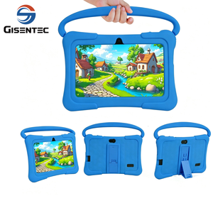 Hot Children Gift Gaming <b>7</b> Inch Kids Educational School Learning <b>Tablet</b> Android 15 4+64GB Wi-Fi OEM Anti-Drop Protective Case - Product Image 1