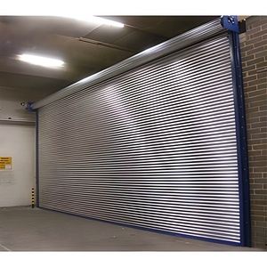 Puerta Enrollable Cortafuegos de Acero Inoxidable Estilo Australiano para Fábrica o Almacén, Fabricante de Puertas Industriales Contra Incendios Personalizadas - Product Image 3