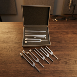 Ensemble de diapasons médicaux en aluminium, 5 pièces, instrument chirurgical manuel de classe I, outils de thérapie par fréquence - Product Image 4