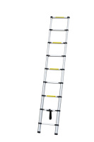 Échelle télescopique en aluminium certifiée EN131, échelle extensible pliable robuste et portable, pour usage domestique et industriel